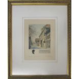 OG. KAV. E. CHABERT 'Beethoven's House and Schubert's Birth House in Vienna', a pair of colour
