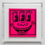 KEITH HARING 'Three Eyes', 1982, lithograph, published in 1982 by Tony Shafrazi Gallery, New York,
