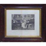 After C. HUGH WOOD 'Two Strings to her Bow', engraving, published in 1911, 42cm x 52cm, framed and
