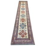 KAZAK RUNNER, 375cm x 80cm.