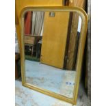 WALL MIRRORS, a pair, Victorian style, gilt framed, 110cm x 82cm. (2)
