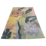 CONTEMPORARY CARPET, 280cm x 182cm, Hawaiian flower design.