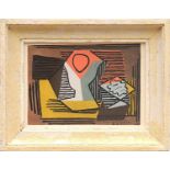 PABLO PICASSO 'Cubist', 1929, pochoir, printed by Jacomet, signed in the plate, 15cm x 23cm,