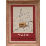 PABLO PICASSO 'Papaier Collés - Dessins', lithographic poster, 1856, edition 1000, printed by