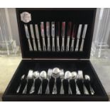 CUTLERY, George Butler of Sheffield 'Cavendish' ESPN AI, 6 place, seven piece. (37 pieces approx)