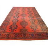 TURKISH LIBRARY OUSHAK CARPET, 440cm x 277cm.