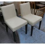 LIGNE ROSET FRENCH LINE DINING CHAIRS, a set of six, by Didier Gomez, 84cm H. (6)
