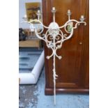 WALL SCONCE, distressed metal finish, five branch, 51cm x 89cm.