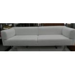 CASSINA MET DIVANO SOFA BY PIERO LISSONI, 85cm D x 75cm H x 250cm W. S (Comes with a claret coloured