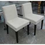 LIGNE ROSET FRENCH LINE DINING CHAIRS, a set of four, by Didier Gomez, 84cm H.