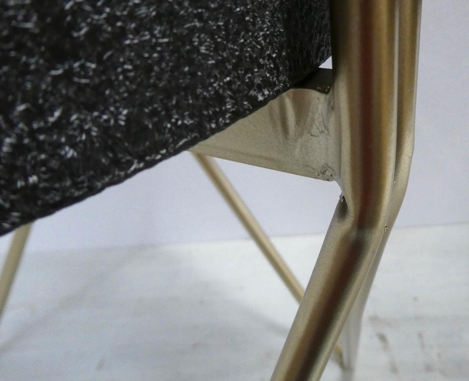 PLANTERS, a pair, on stands, contemporary design, 30cm Diam x 60cm H. (2) - Image 5 of 5