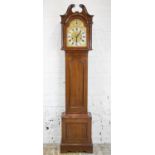 LONGCASE CLOCK, early 20th century mahogany with chiming movement, 192cm H x 43cm W x 22cm D.