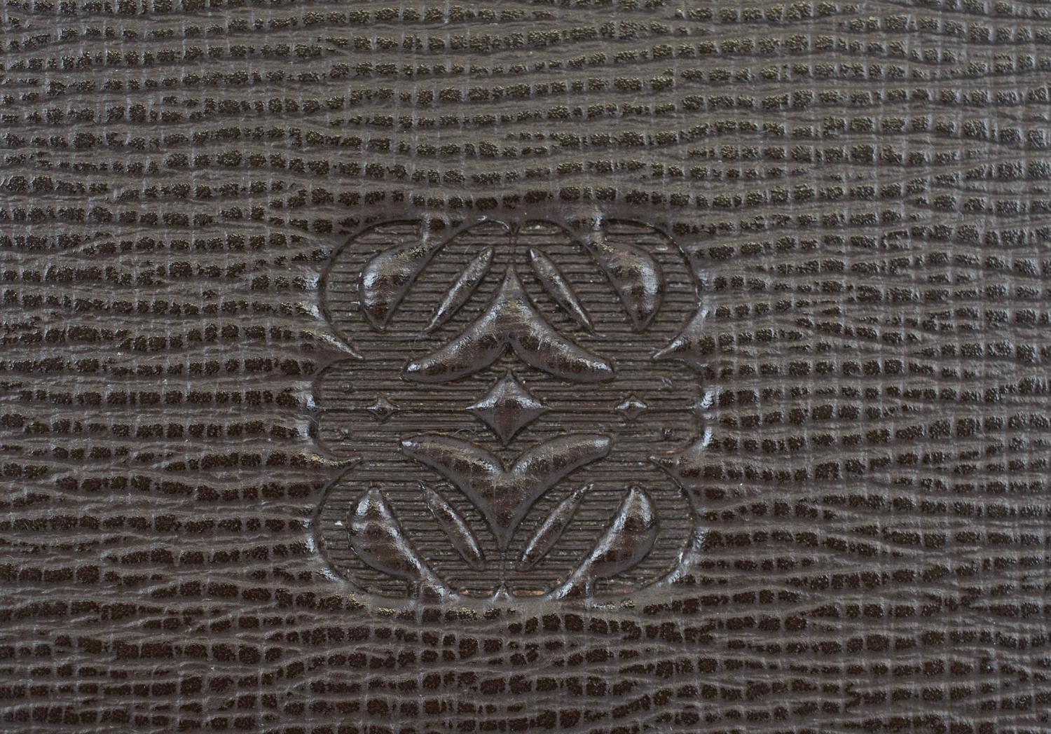 LOEWE FOLIO, luxury brown Spanish leather, 36cm x 28cm. - Image 3 of 8