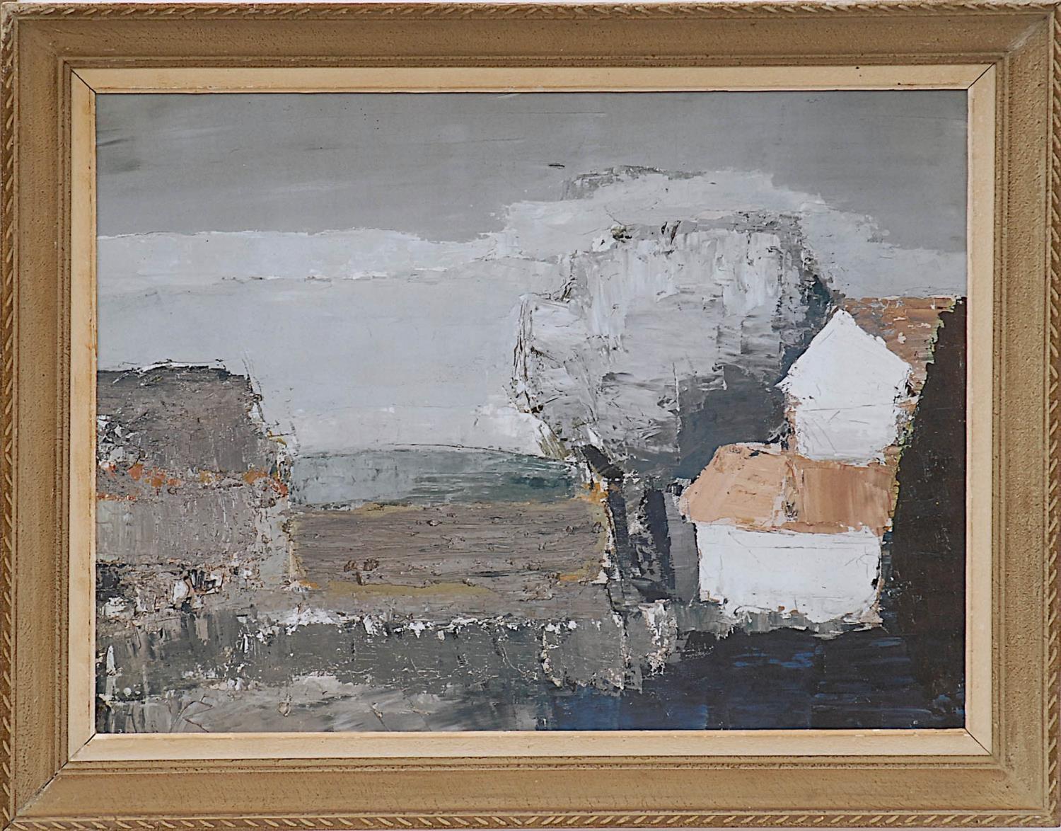 NICOLAS DE STAEL 'Paysage', quadrichrome, vintage French frame, 60cm x 80cm.