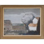 NICOLAS DE STAEL 'Paysage', quadrichrome, vintage French frame, 60cm x 80cm.