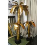 MAISON JANSEN STYLE PALM TREES, a set of three, 175cm at tallest. (3)