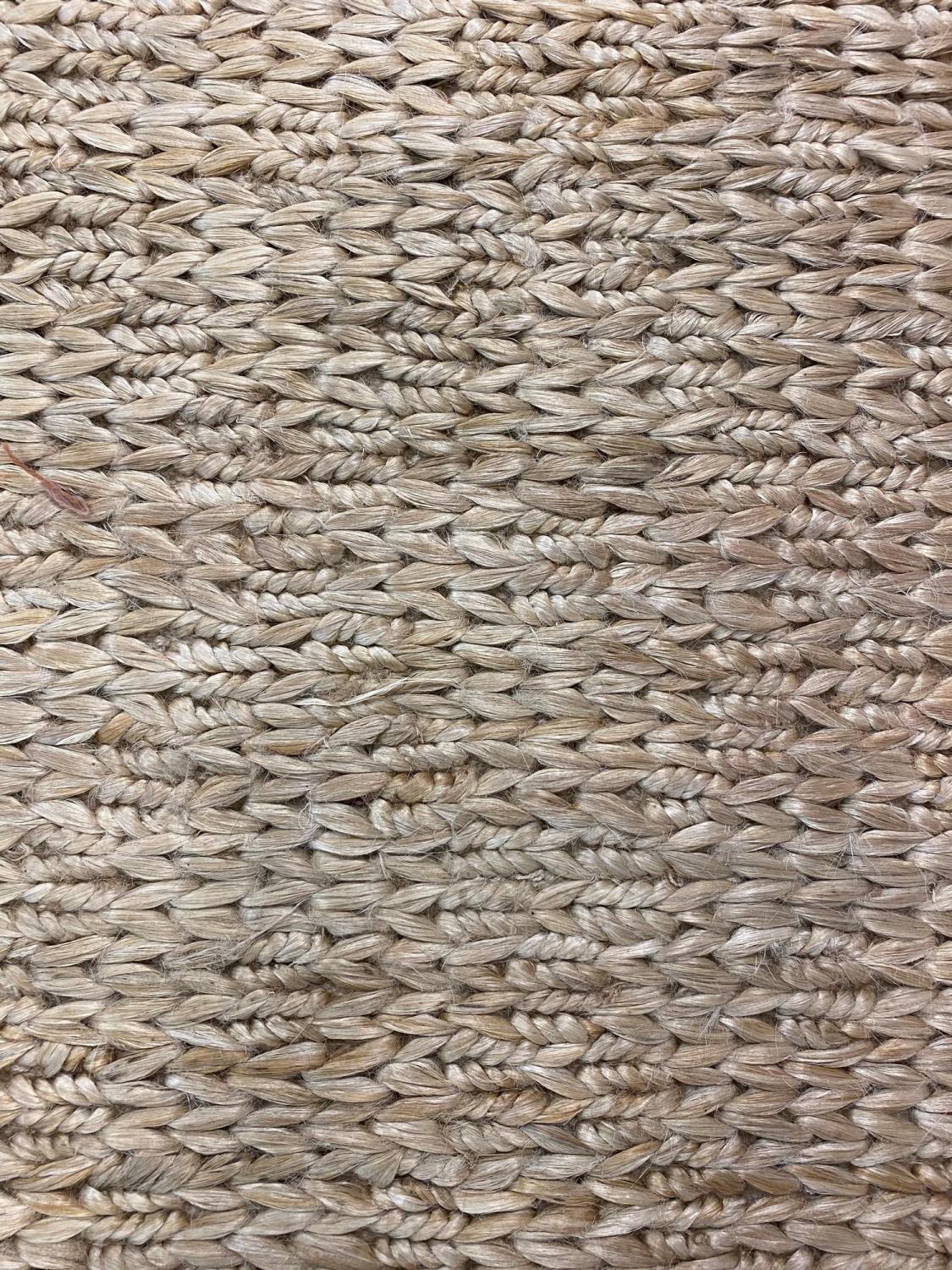 CLASSIC HAND WOVEN JUTE CARPET, 360cm x 270cm. - Image 2 of 2