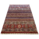 FINE CONTEMPORARY PERSIAN TRIBAL CARPET, 207cm x 155cm.