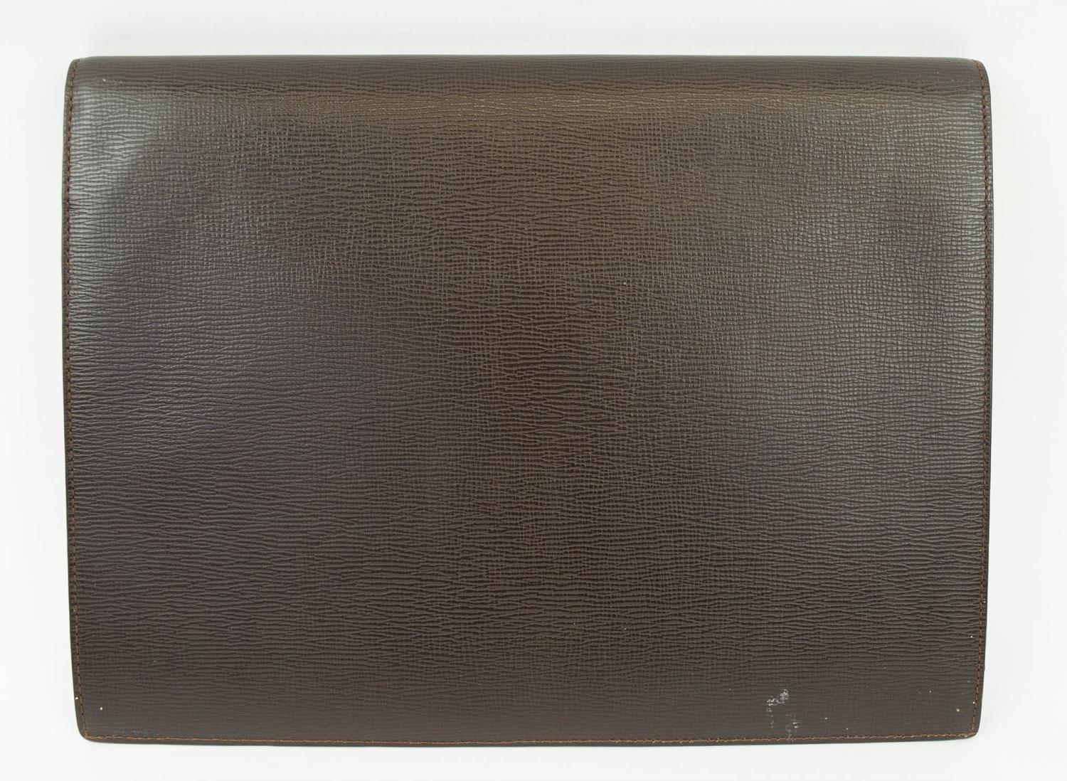 LOEWE FOLIO, luxury brown Spanish leather, 36cm x 28cm. - Image 2 of 8