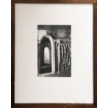 JAMES MORRIS 'Mosque, Nando, Mali', photographic print, 25cm x 17cm, framed, (Ref. 'Butabu'