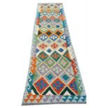 ANATOLIAN KILIM RUNNER, 295cm x 85cm.