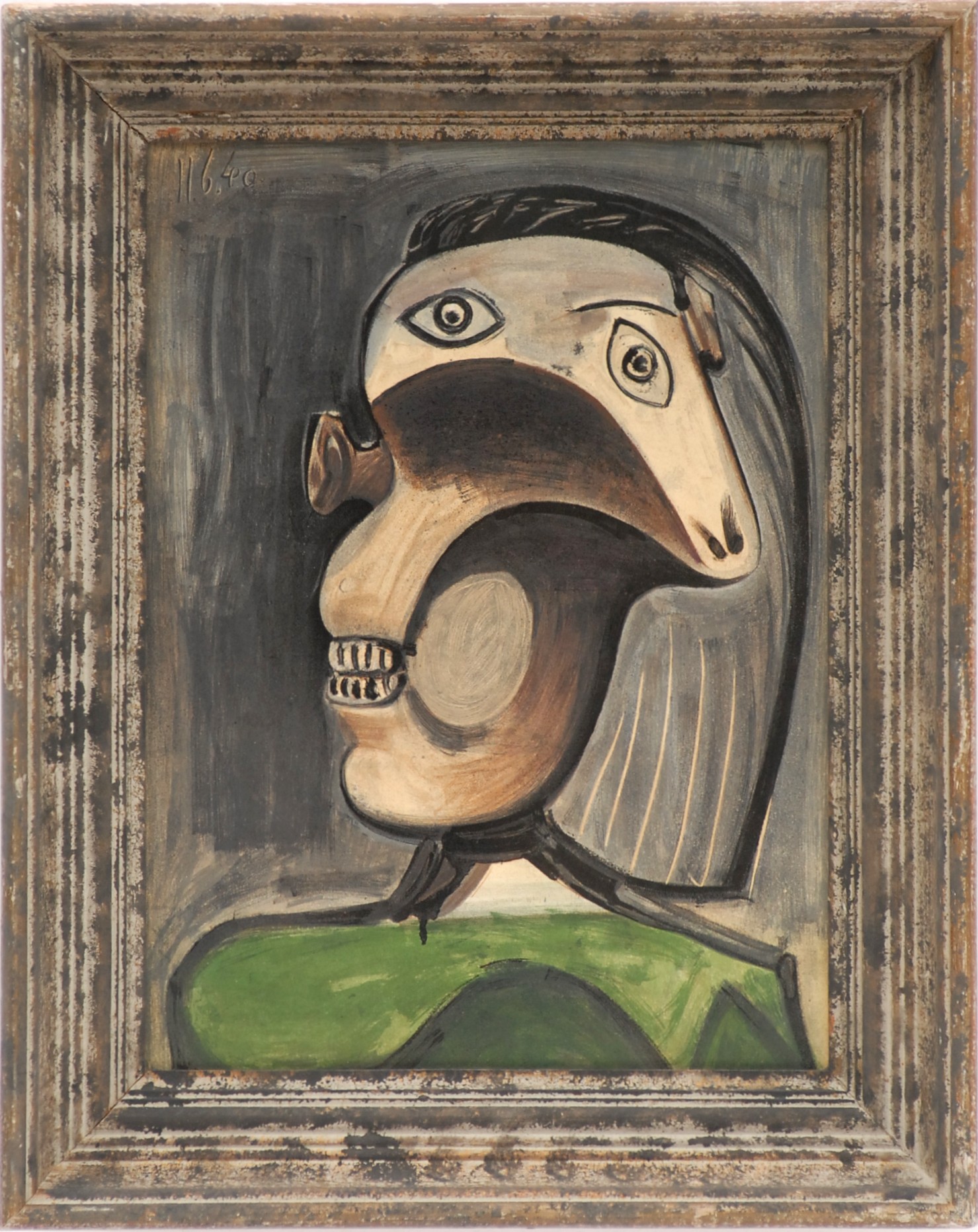 PABLO PICASSO 'Head of a Woman 2', lithograph on wove paper, 1954, printed by Mourlot, 35cm x