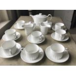 TEA SET, English Bone China Wedgwood 'Colosseum'. (21 pieces)