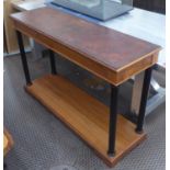 MANNER OF CLIVE CHRISTIAN CONSOLE TABLE, 140cm x 45cm x 90.5cm. (slight faults)