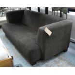 TAMARISK SOFA, brown fabric upholstered finish, 200cm W.