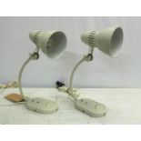 JAC JACOBSEN A/S TABLE LAMPS, a pair, by Jac Jacobsen, vintage 1950's, 45cm at tallest. (2)