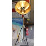 FLOOR LAMP, 1950's French style, 189cm at tallest.