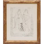 GEORGES BRAQUE 'Eurybia and Eros', original etching, 1932, 45cm x 38cm, framed and glazed.