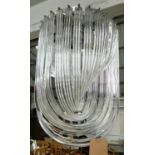 CEILING PENDANT LIGHT, Art Deco style, 80cm Drop.