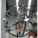 CEILING PENDANT, contemporary atomic style, 42cm Diam approx.
