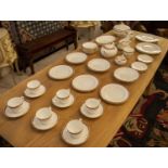 DINNER SERVICE, Wedgewood 'Colorado' pattern, includes six dinner plates, six side plates, six