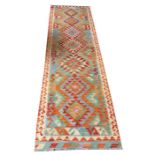 FINE ANATOLIAN KILIM RUNNER, 285cm x 85cm.