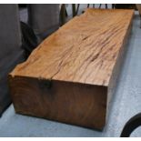 COFFEE TABLE, made from a Brazilian railway bridge sleeper, 66cm D x 33cm H x 192cm L.