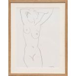 HENRI MATISSE 'Nude', off set lithograph, printed by Maeght, 38cm x 28cm, framed and glazed.