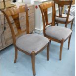 GRANGE DINING CHAIRS, a set of eight, 94cm H. (8)