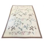 FINE BESSARABIAN BOTANICAL KILIM, 270cm x 182cm.