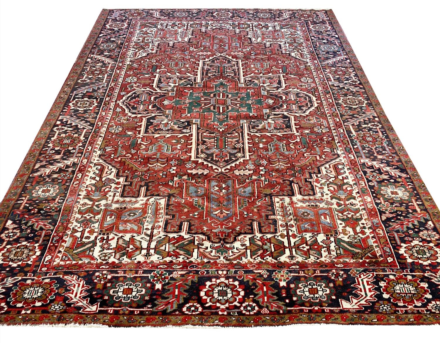 PERSIAN HERIZ CARPET, 330cm x 245cm.