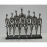 CONTEMPORARY SCHOOL, The Family, sculptural study, 34cm at tallest.