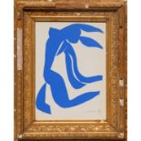 HENRI MATISSE, Nu bleu XI, signed in the plate original lithograph from the 1954 edition after