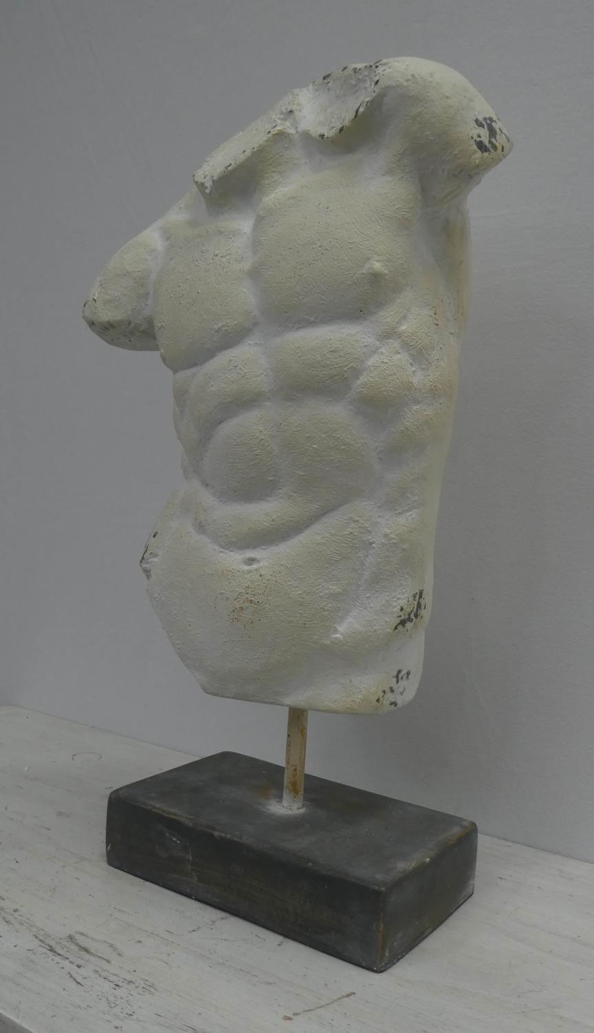 STUDY OF ADONIS, on stand, faux stone, 68cm H. - Image 4 of 10