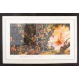 RODNEY MATTHEWS SIGNED ROLLING STONES GICLEE PRINT, 2014, open edition signed by the artist,
