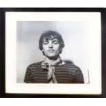 SYD BARRETT PHOTOGRAPH, 1966, by Irene Winsby, printed for an exhibition in London in 2008, 35cm x