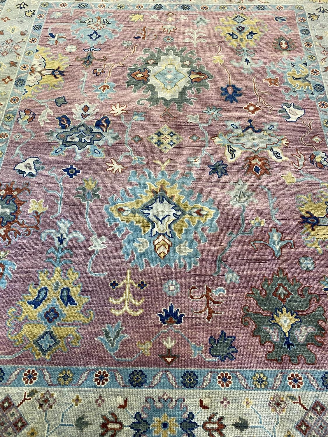 FINE CONTEMPORARY OUSHAK CARPET, 305cm x 250cm. - Image 3 of 8