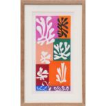 HENRI MATISSE, Fleur de neige, original lithograph from the 1954 edition, after Matisse's cut