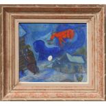 MARC CHAGALL 'In my Homeland', 1961, collotype, edition of 200, 24cm x 28cm, framed and glazed.