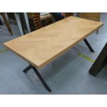 LOW TABLE, 118cm x 58cm x 44cm, Danish style.